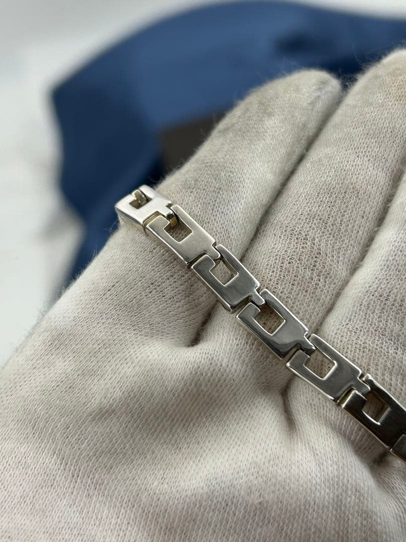 GUCCI グッチ Gロゴ ブレスレット SV925 アクセサリー　箱付　18