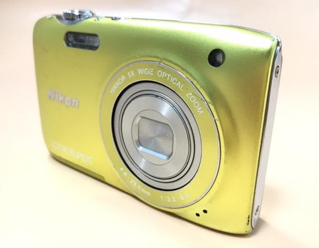 ♪完動品♪ニコン Nikon クールピクス S3100　SDカード付　希少色