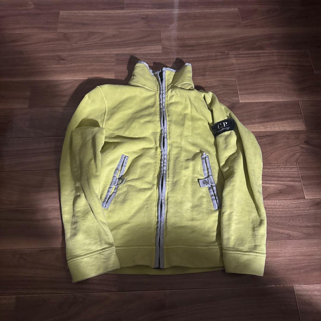 cp company ジップ フリース スウェット