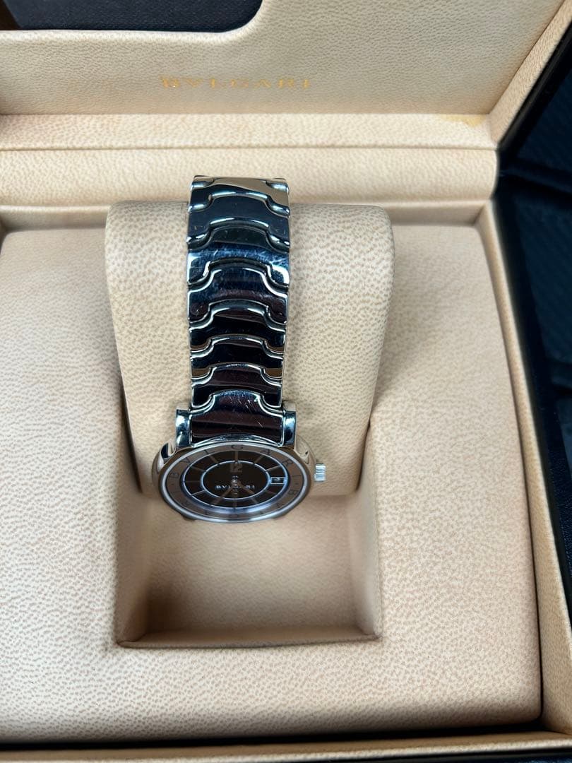 BVLGARI ソロテンポST35S 中古美品　オーバーホール電池交換済　可動品