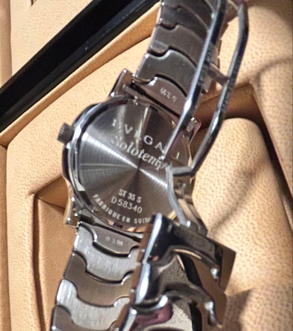 BVLGARI ソロテンポST35S 中古美品　オーバーホール電池交換済　可動品