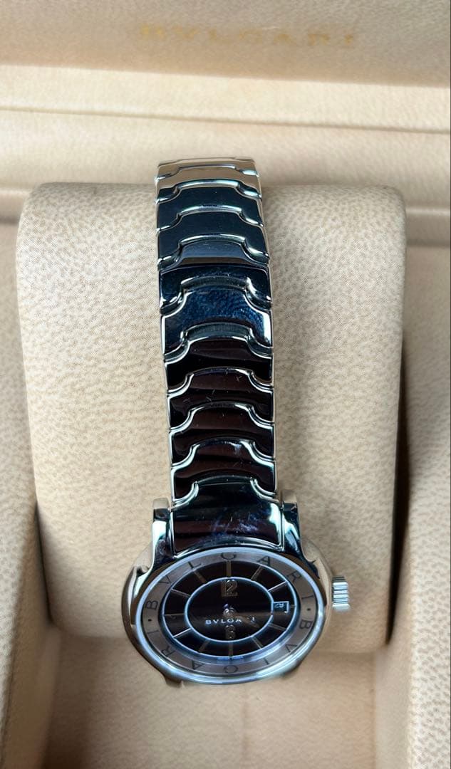 BVLGARI ソロテンポST35S 中古美品　オーバーホール電池交換済　可動品
