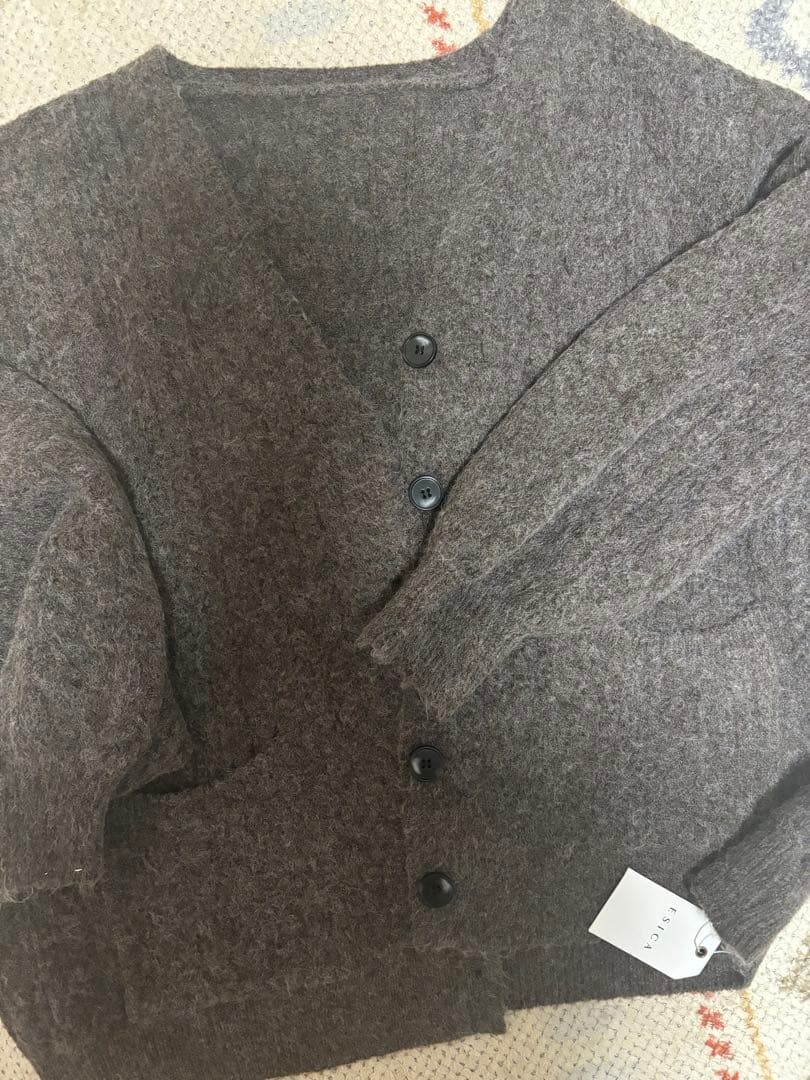 1月30日までESICA 3ピースフロントボタンニットSETUP