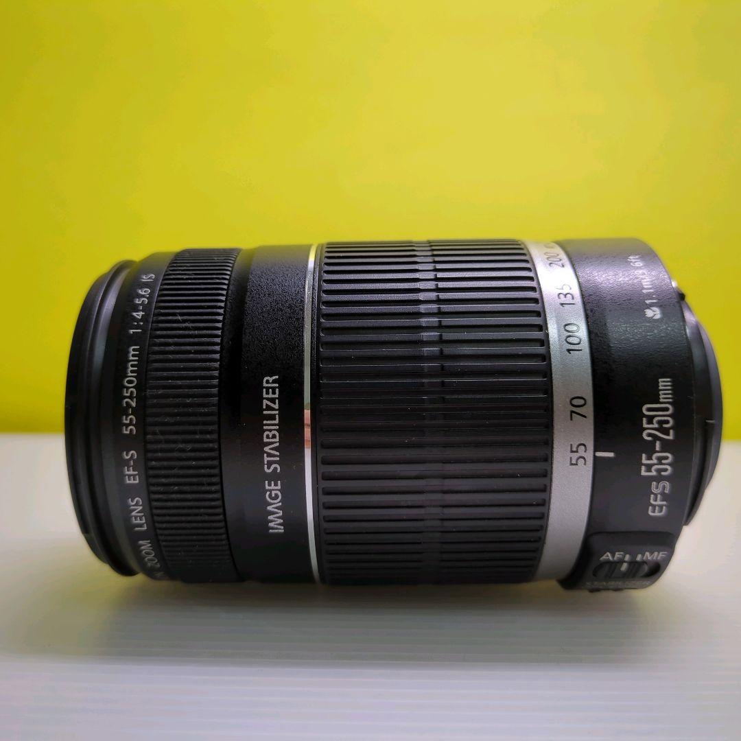【美品】CANON キヤノン EF-S 55-250mm f4-5.6 IS