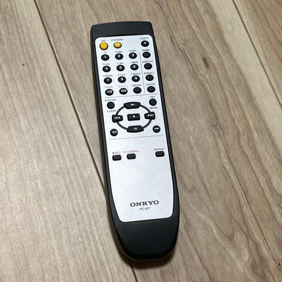 ⭐️超美品　ONKYO オーディオリモコン RC-601