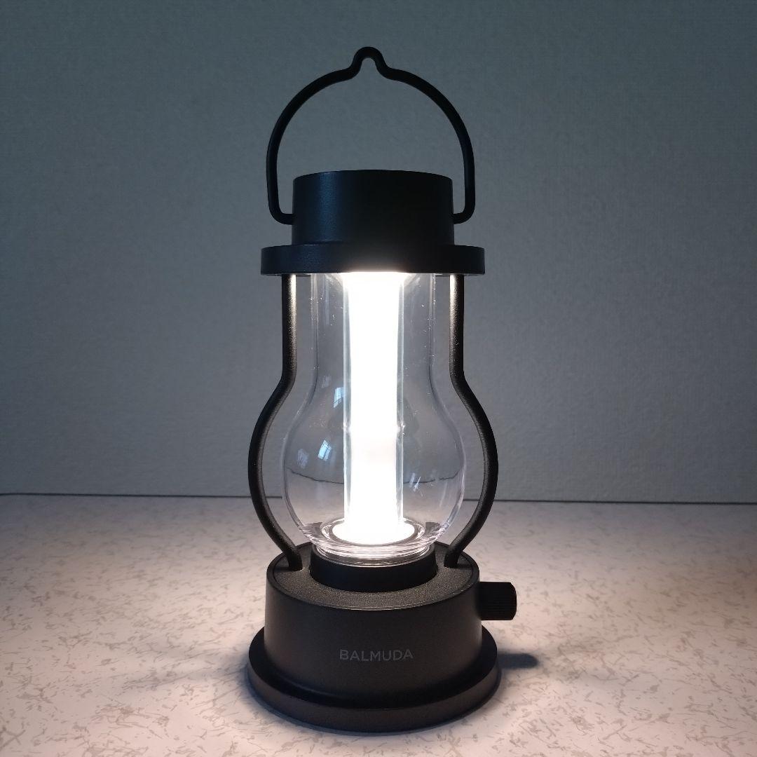 BALMUDA バルミューダ ランタン ライト ブラック 黒 L02A-BK