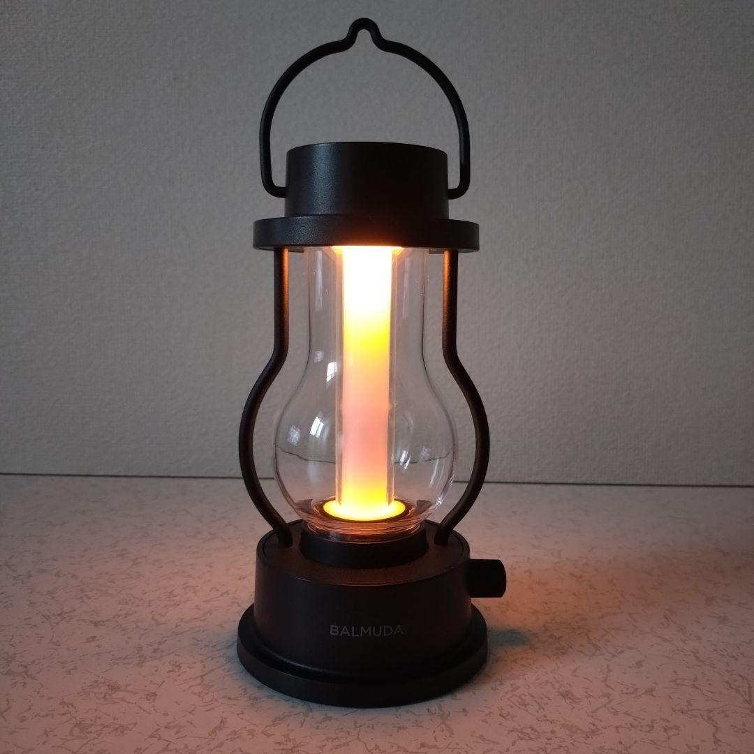 BALMUDA バルミューダ ランタン ライト ブラック 黒 L02A-BK