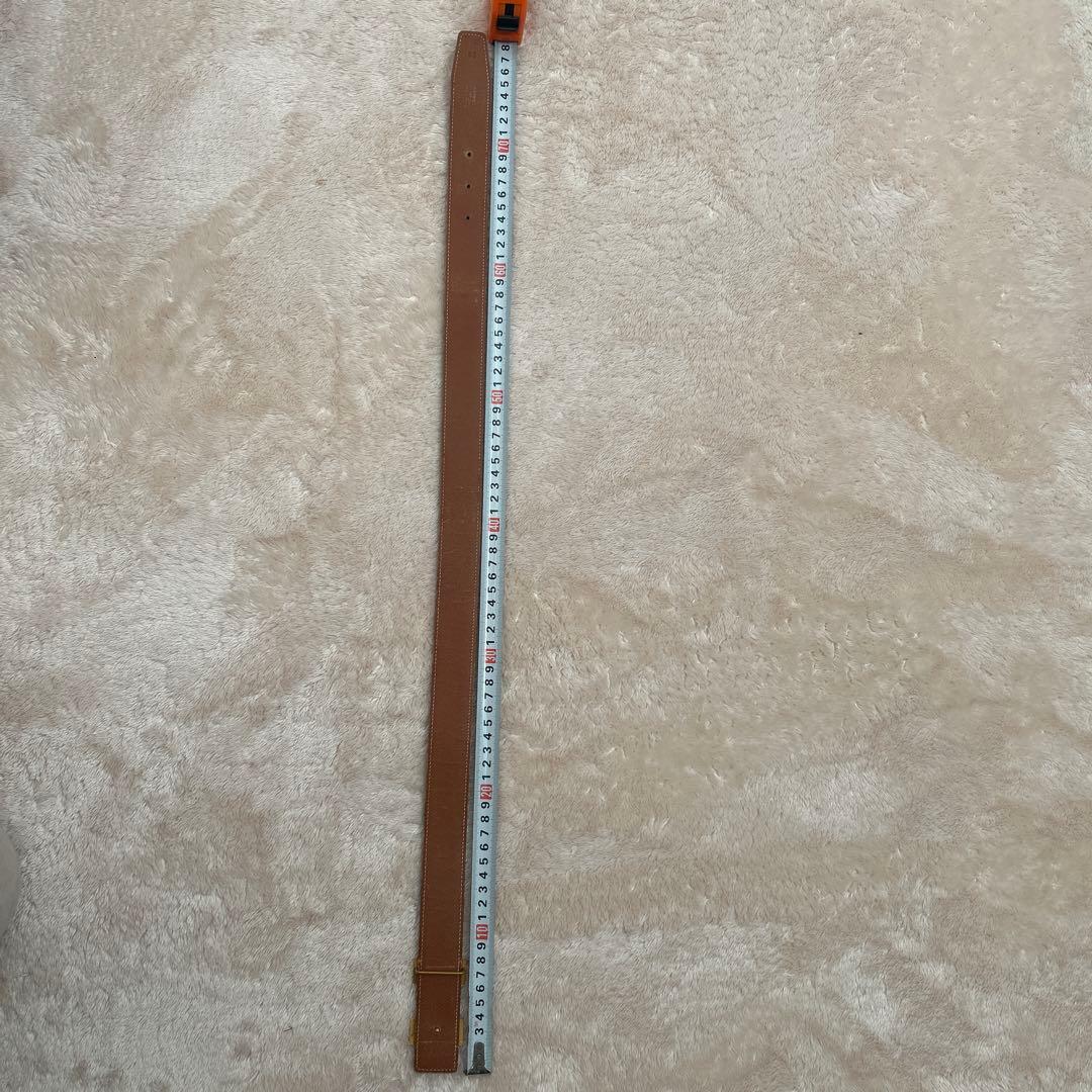 再度値下げしました　HERMES コンスタンス　ブラウン ベルト サイズ63