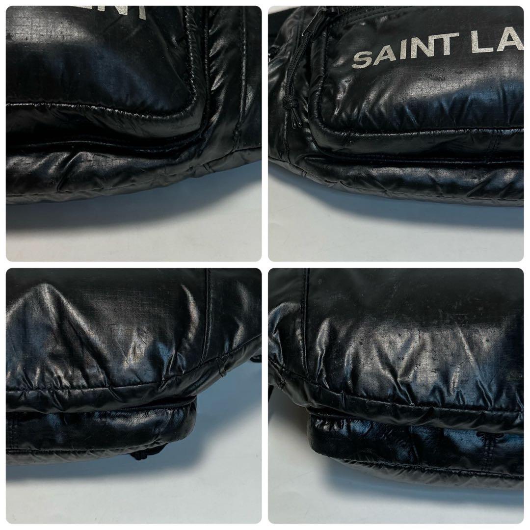 o53 保存袋　Gカード付き　サンローラン　ヌックス　ブラック　ウエストバッグ