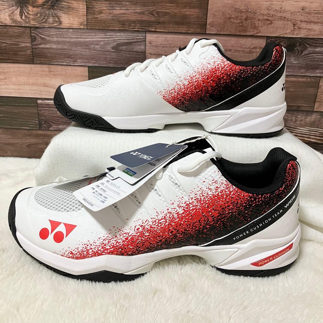 新品同様 YONEX テニスシューズ 26.0 パワークッションチームワイドGC