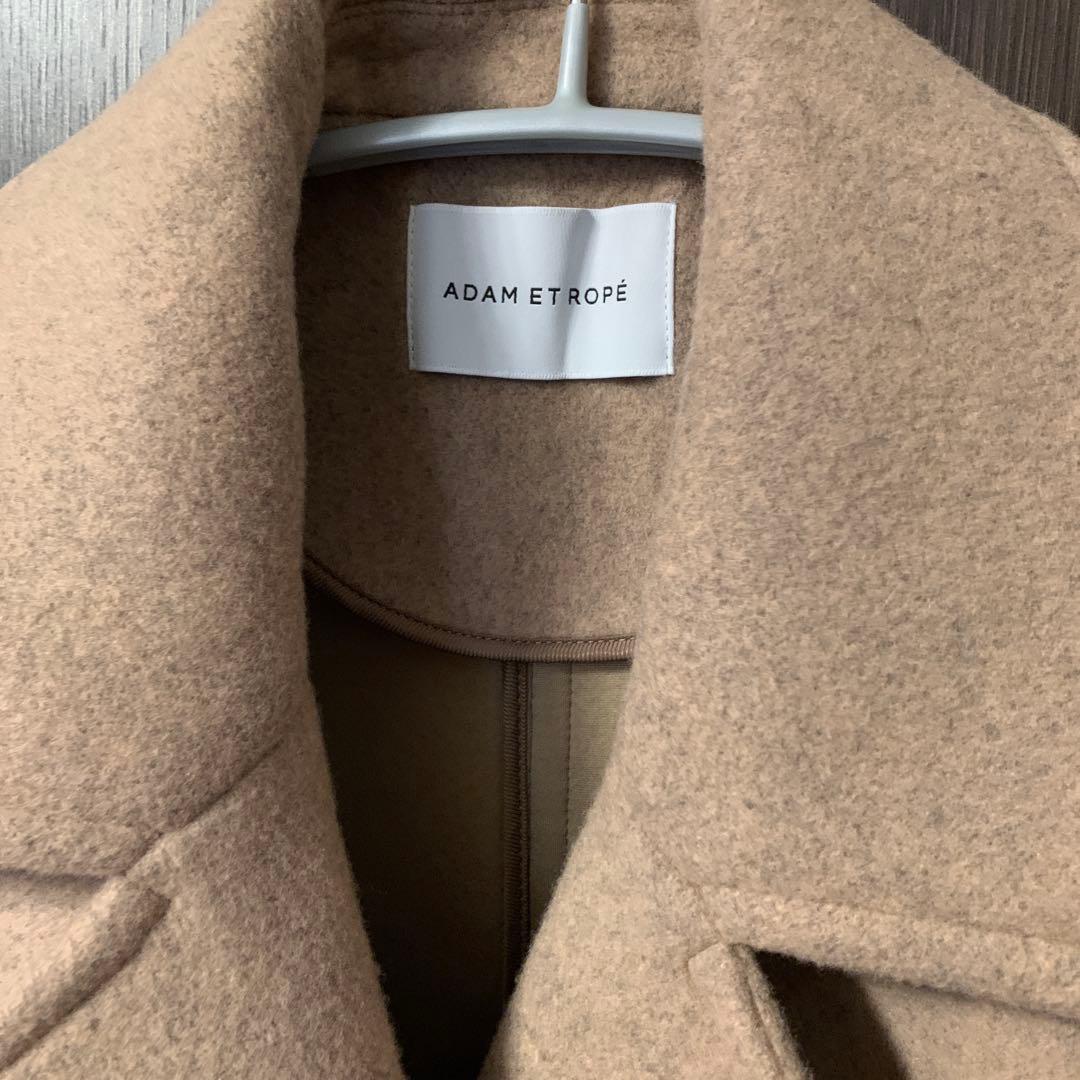 ADAM ET ROPE' ウールボンディングミドルコート
