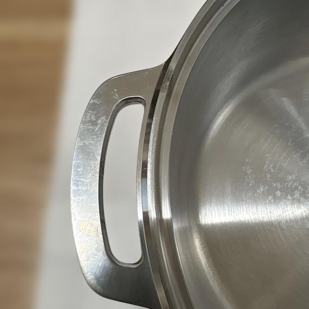 HALムスイ 無水鍋 24センチお手入れセット付き