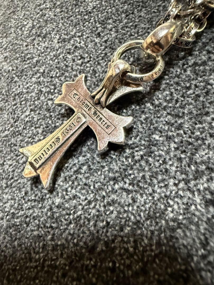 シルバー925 クロス型ペンダント ネックレス