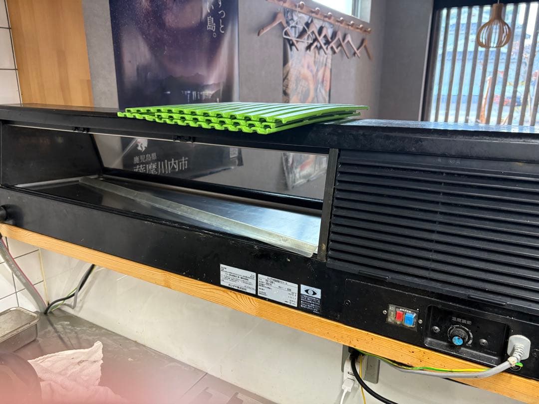 恒温高湿ネタケース FNC-120B-L 幅1200×奥行345×高さ280