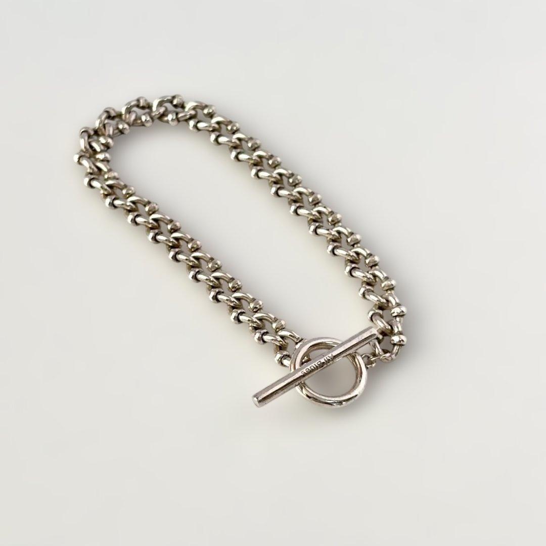 All Blues DNA ブレスレット シルバー Mサイズ オールブルース