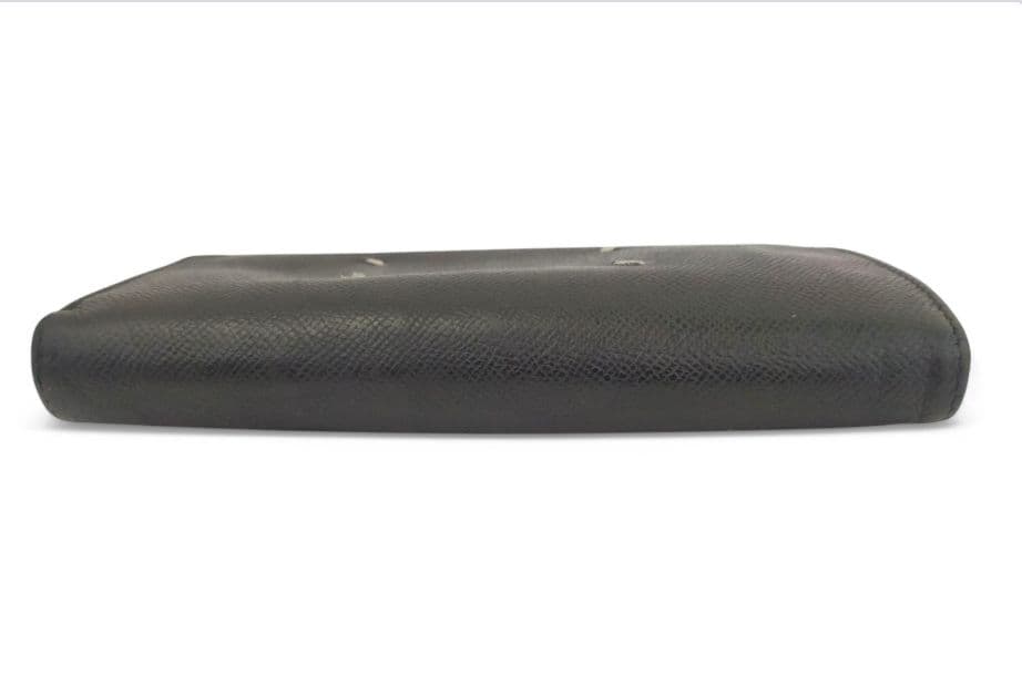 マルジェラ　長財布　ラウンド　ファスナー ステッチ　L字　ブラック　レザー