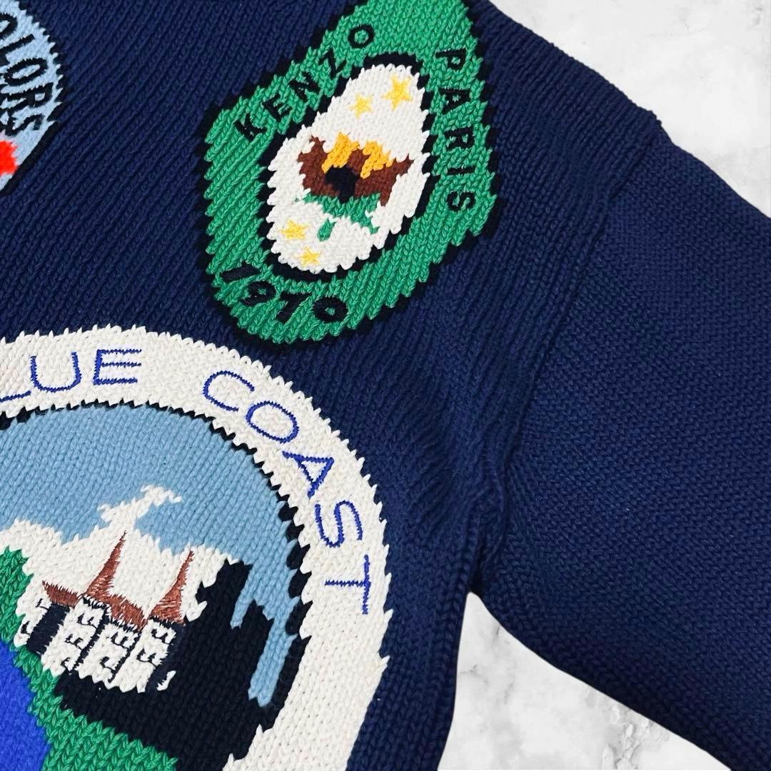 美品✨ ケンゾー 手刺繍　ニットセーター　KENZO Travel 24SS