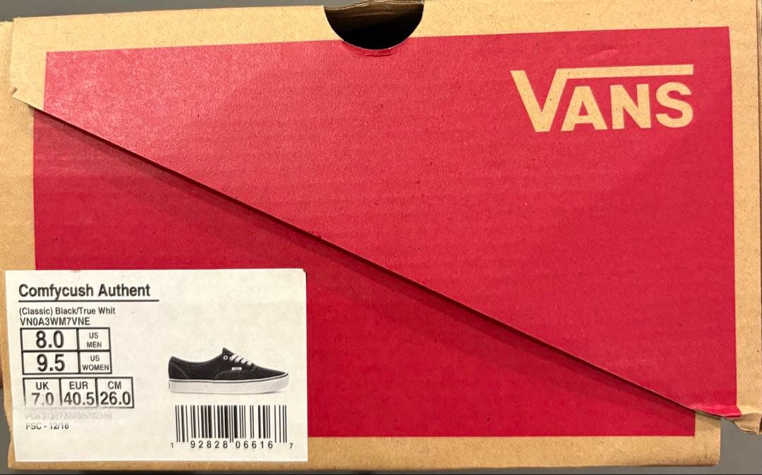 靴 VANS ComfyCush Authent