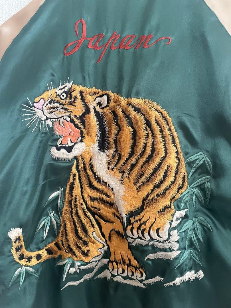テーラー東洋　虎刺繍 スカジャン L