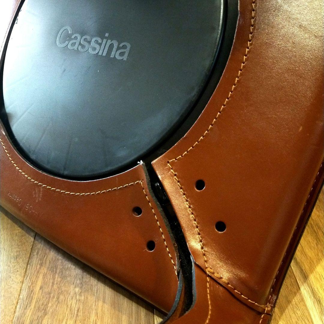 名作★Cassina カッシーナ★CABキャブチェア★赤茶