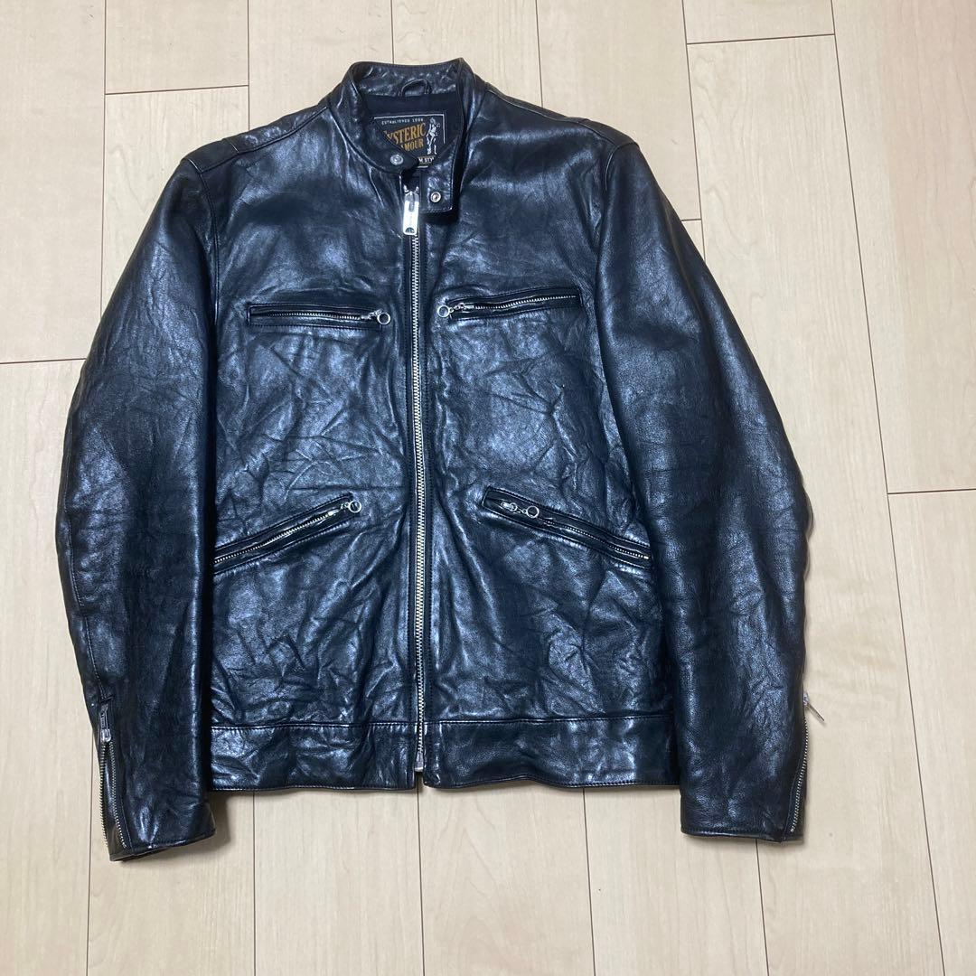 激アツ！！ヒステリックグラマー高級ゴートレザーMに近いSサイズ定価１０８０００円