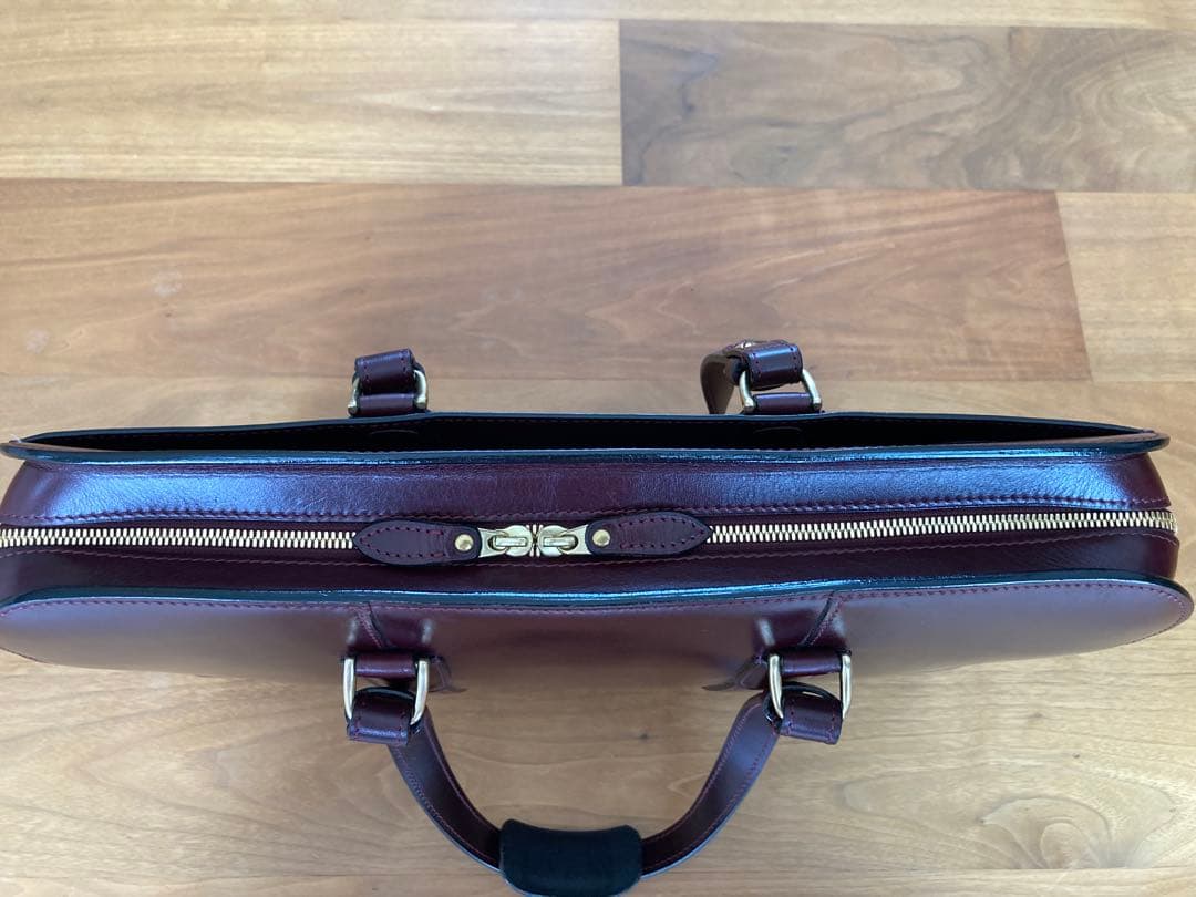 いたがき　ブリーフケース　A4ワイド　ボルドー