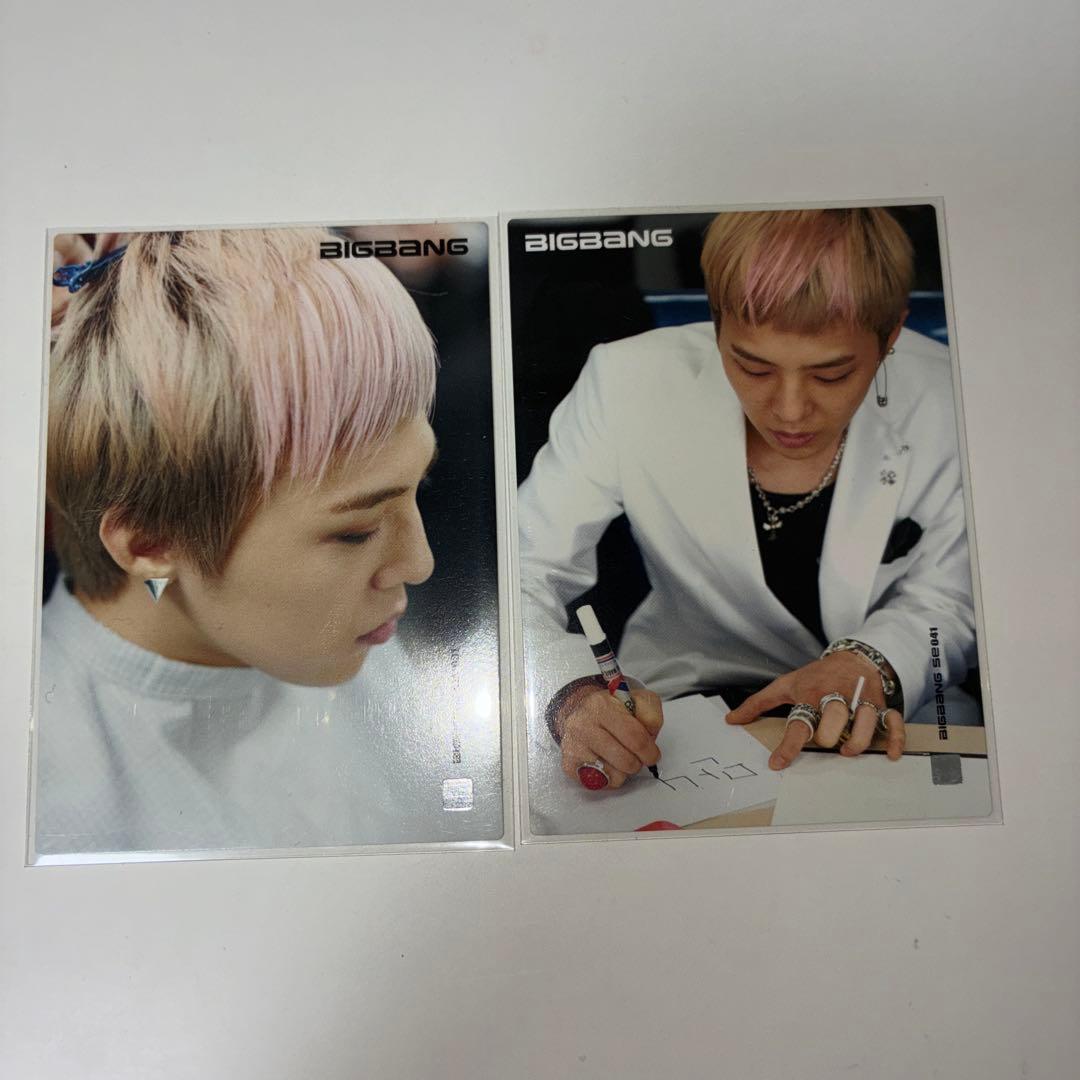 Bigbang GD ジヨンG-DRAGON 特典カード トレカ 2枚