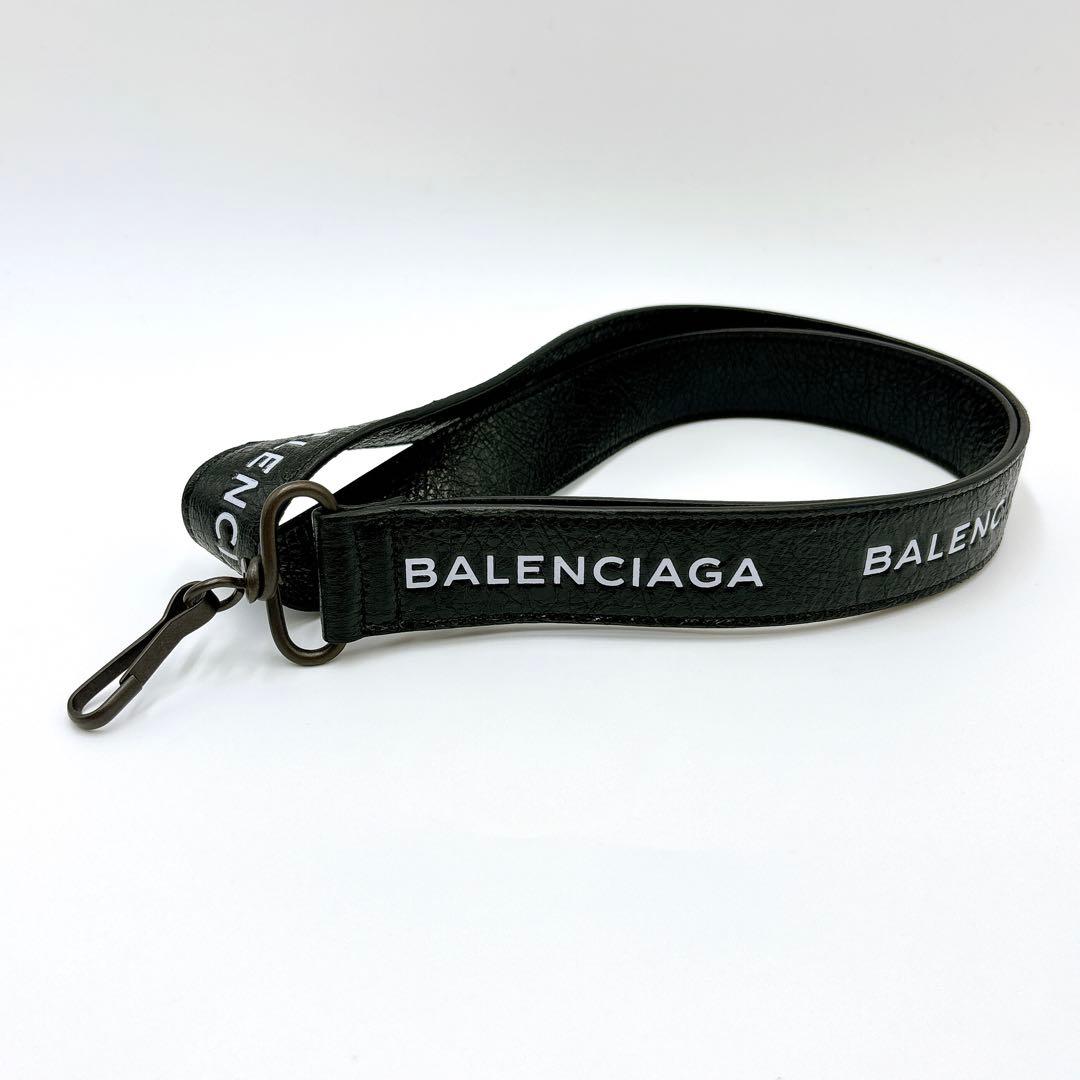 【LOOOVE】極美品＊バレンシアガ ランヤード レザー ネックストラップ