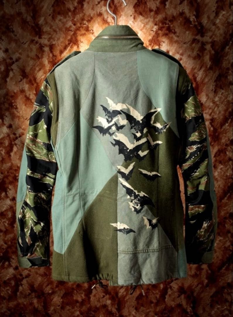 クー「着るアート」希少サイズ⭐︎1piuluguale3 M65ジャケット