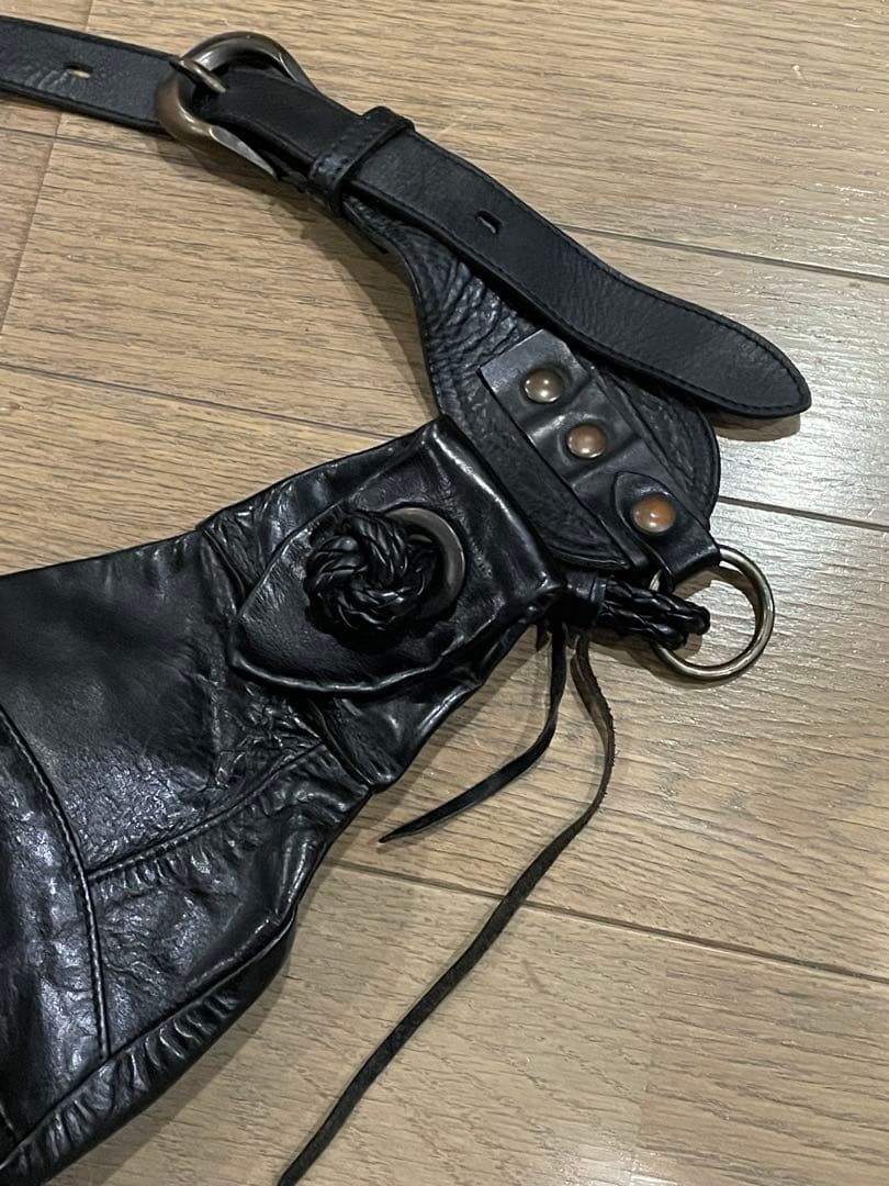 アルフレッド バニスター 三日月 ショルダーバッグ ボディバッグ オールレザー