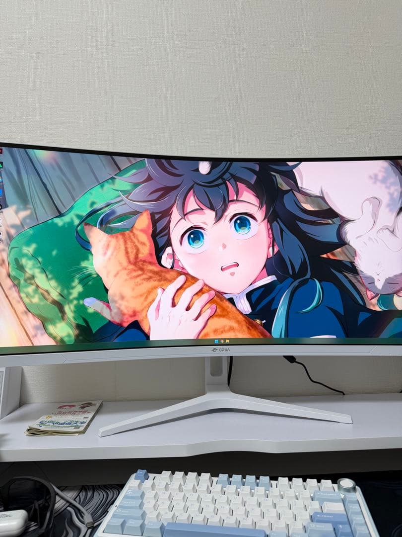 CRUA Gaming Monitor 34インチ モニタ