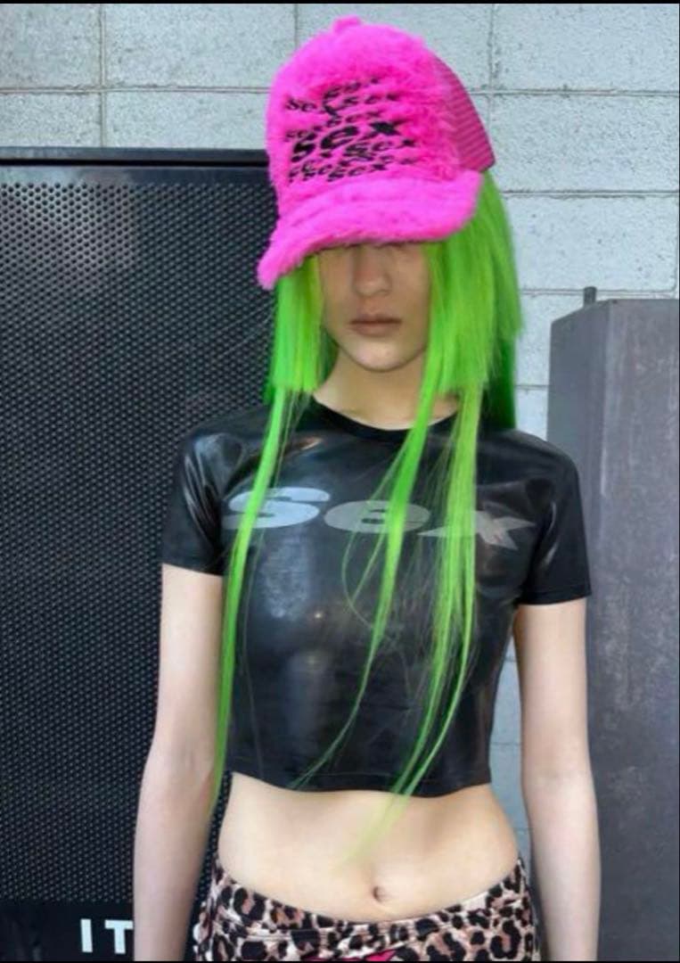 帽子 SEX cap Pink free size