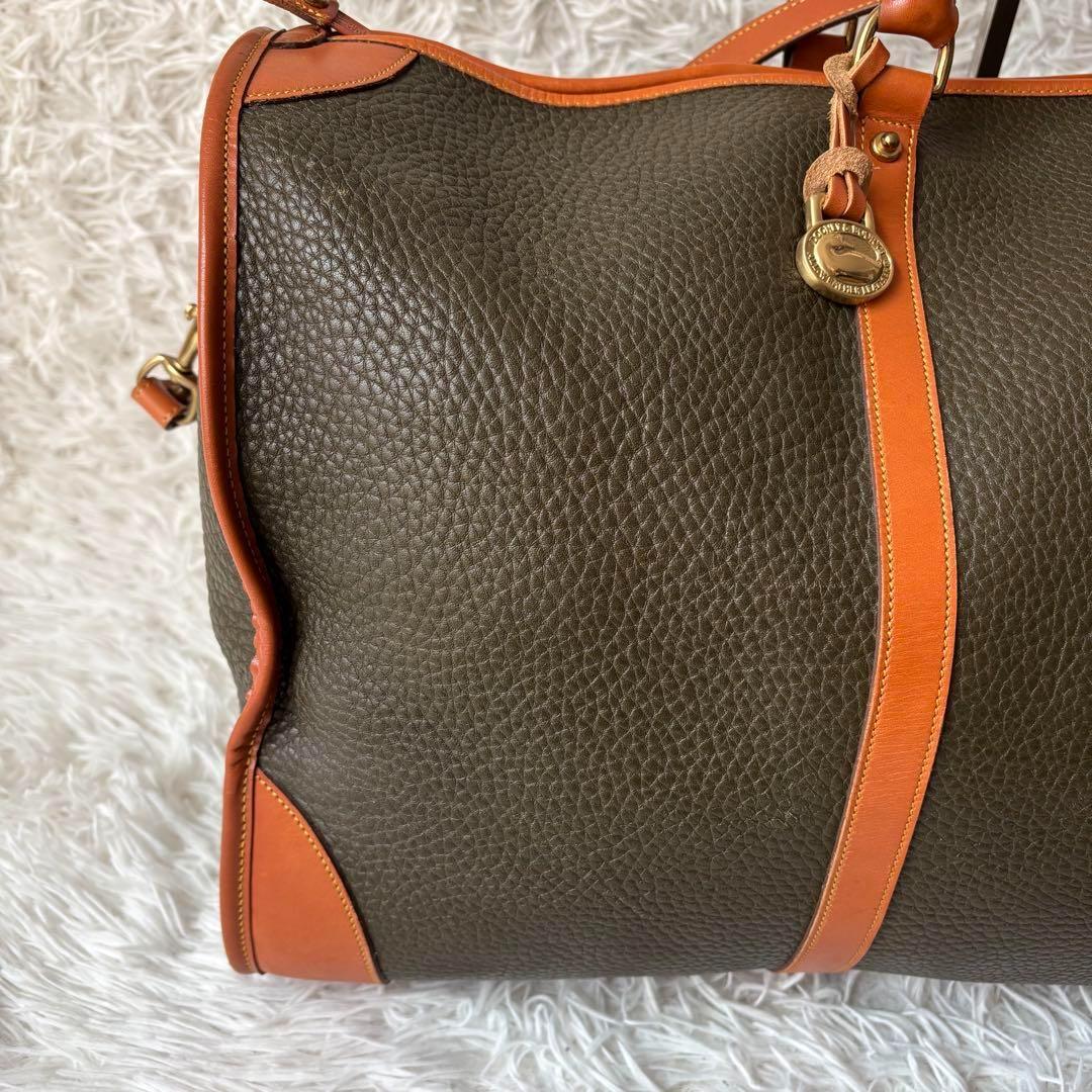 ✨希少色/ケアカード付✨ドゥーニーアンドバーク ボストンバッグ 2way シボ革