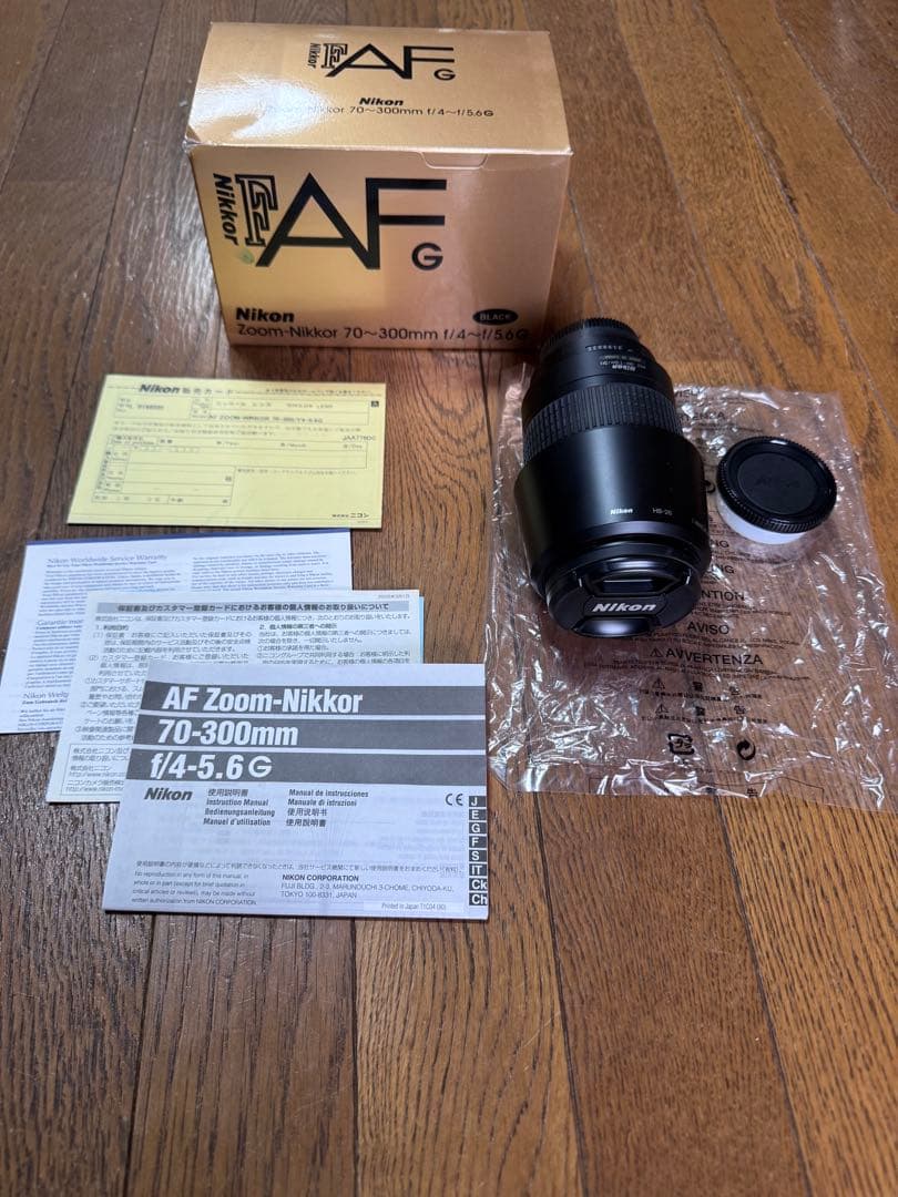 レンズ(ズーム) Nikon AF Zoom-Nikkor 70-300mm f/4-5.6 G