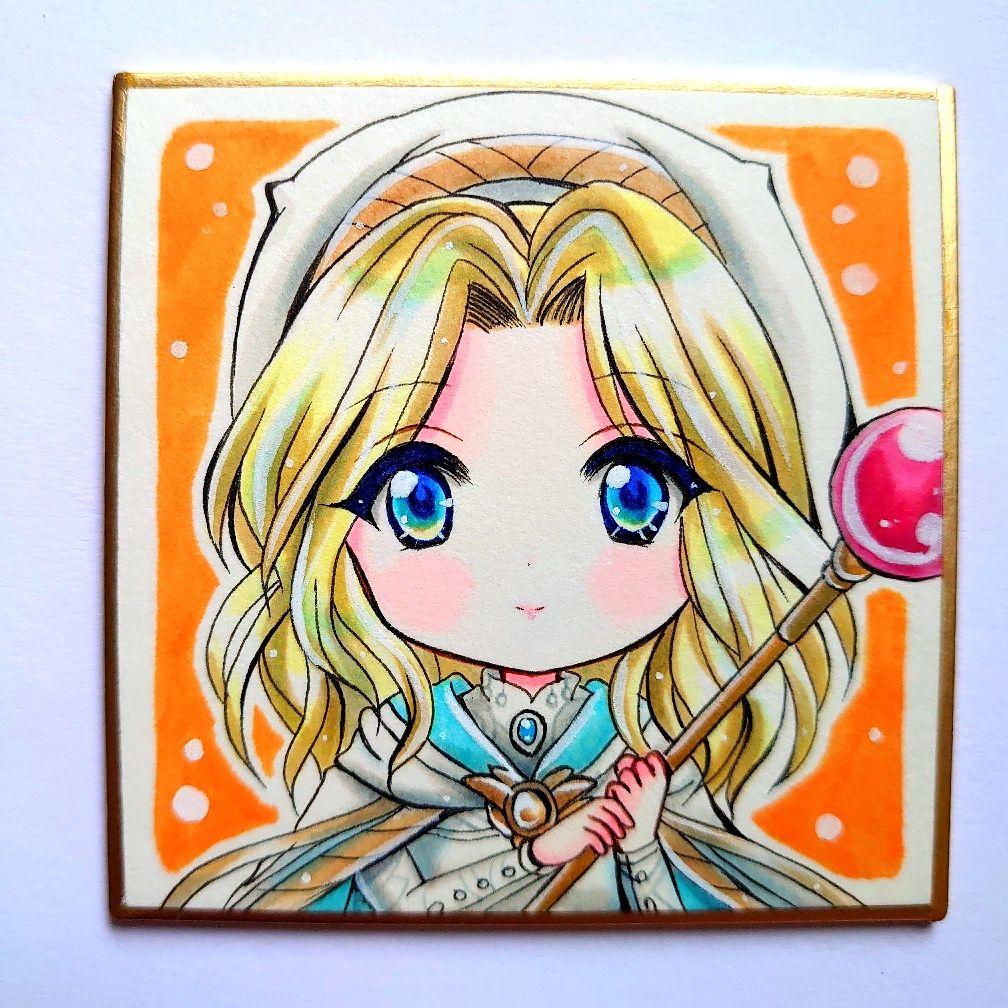 なっちぃ　手描きイラスト