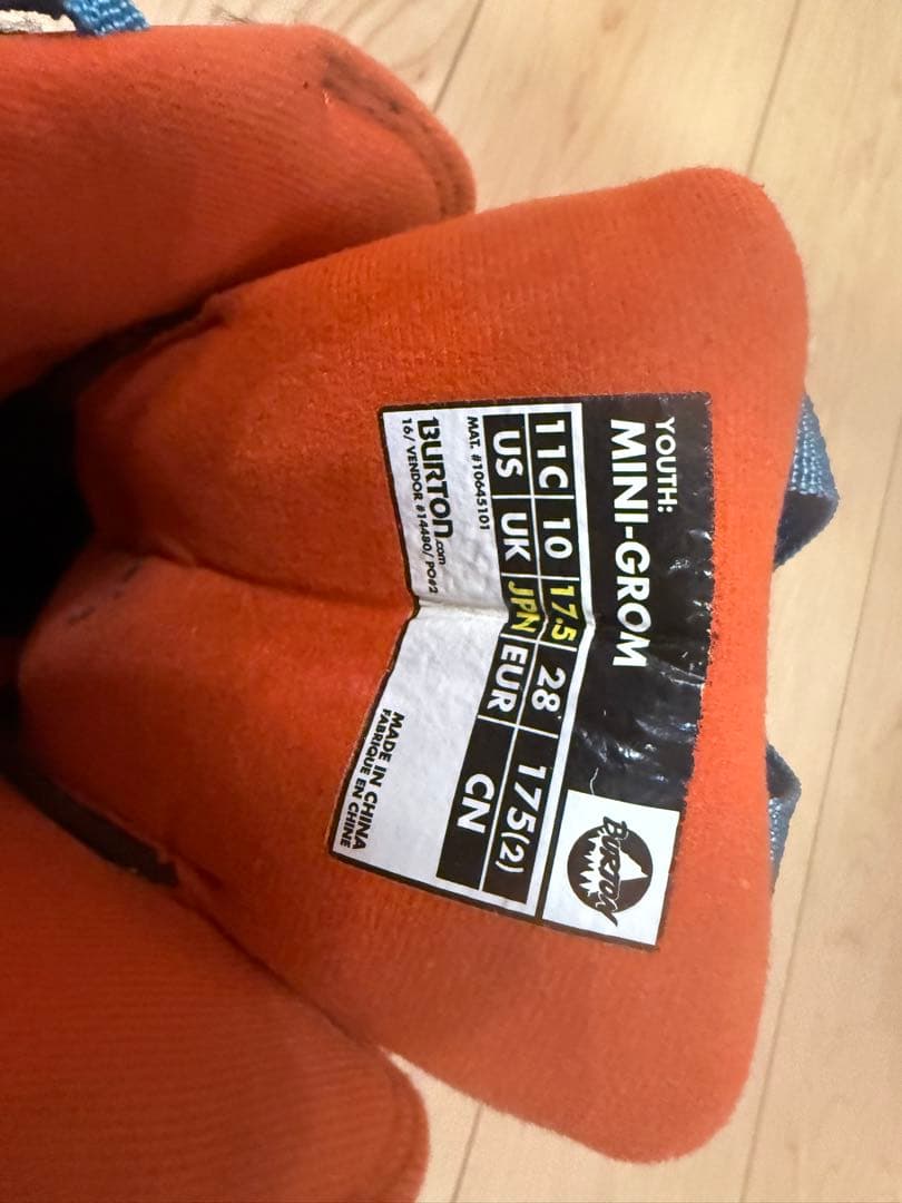 BURTON 80cm キッズ ボード　ブーツ17.5cm