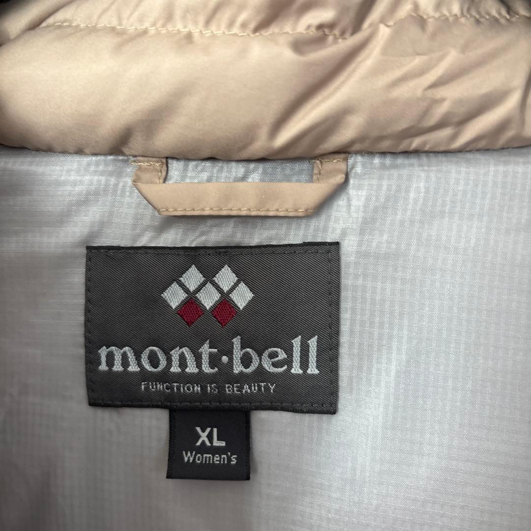 mont-bell モンベル　トラベルロングダウンコートベージュ　XLサイズ