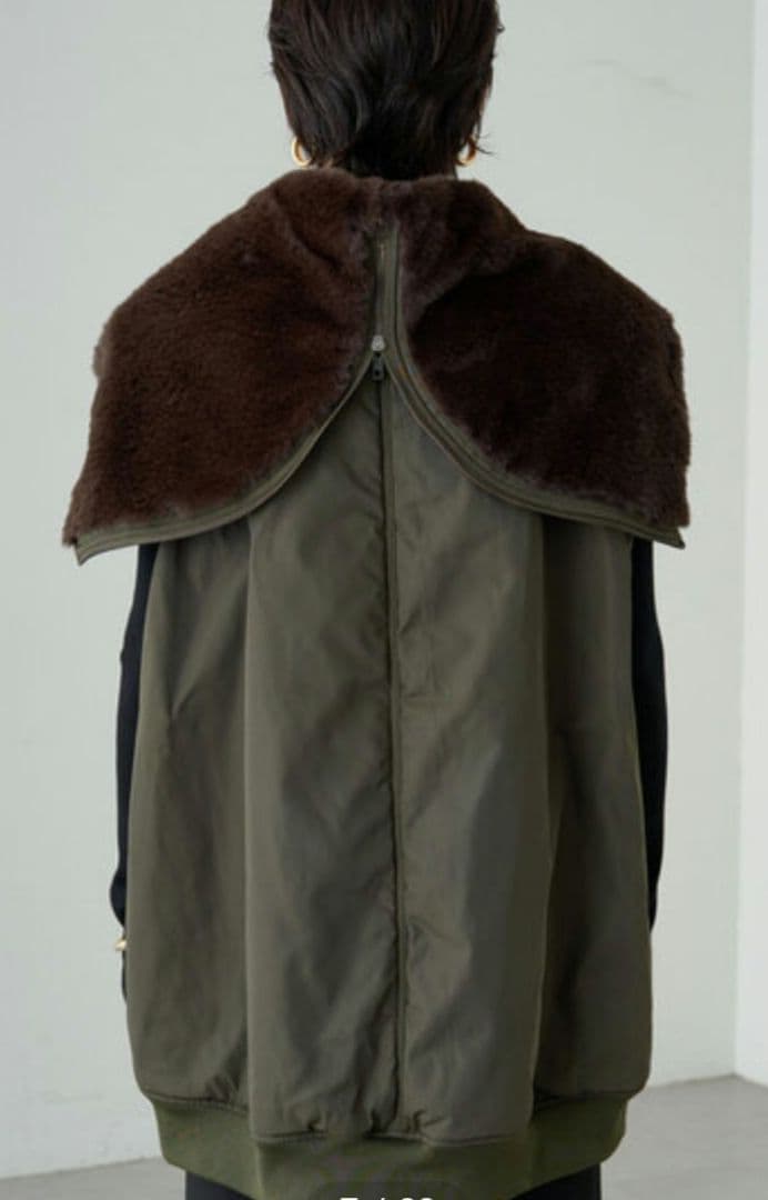 ラウンジドレス　ミリタリージレブルゾン　ベスト