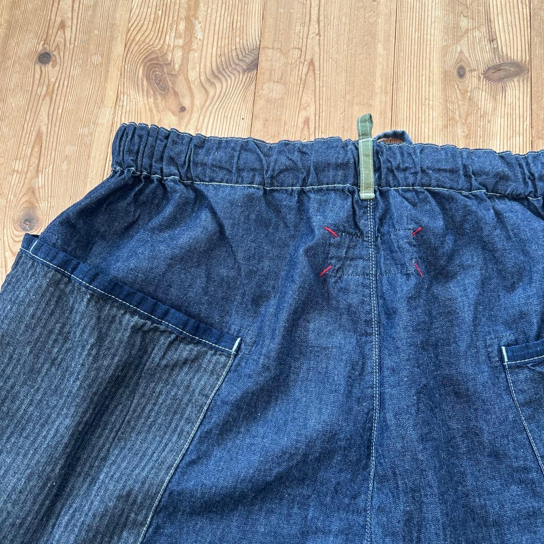 【快晴堂】Girl'sライトオンスデニム斜めポケットNewころんパンツ