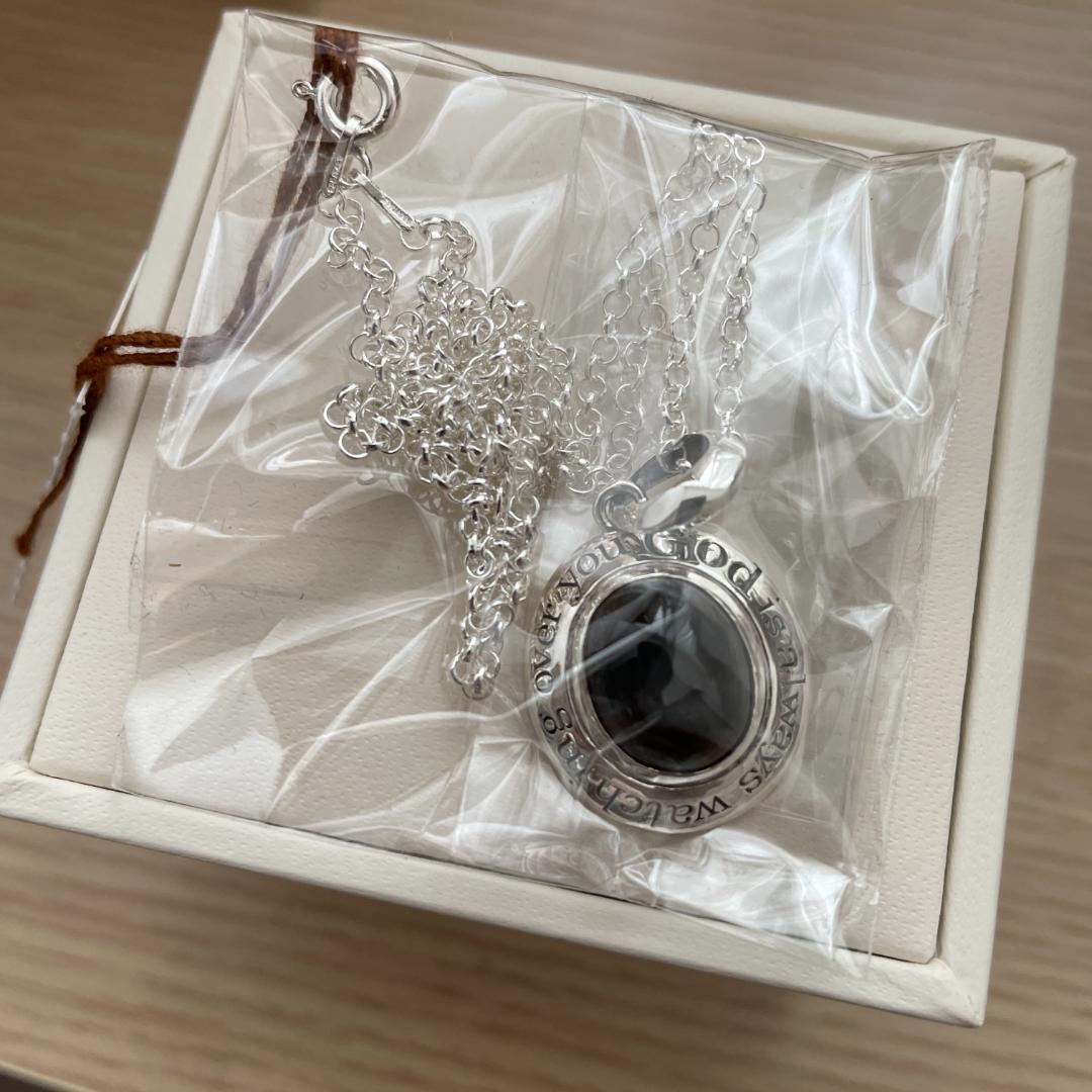 新品 FREE STYLE アミュレット ブラックスター シルバー ネックレス