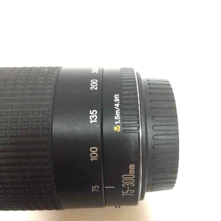 一眼レフレンズ、canon 75-300