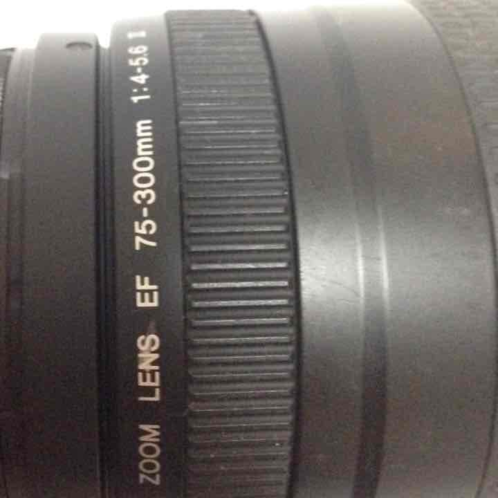 一眼レフレンズ、canon 75-300