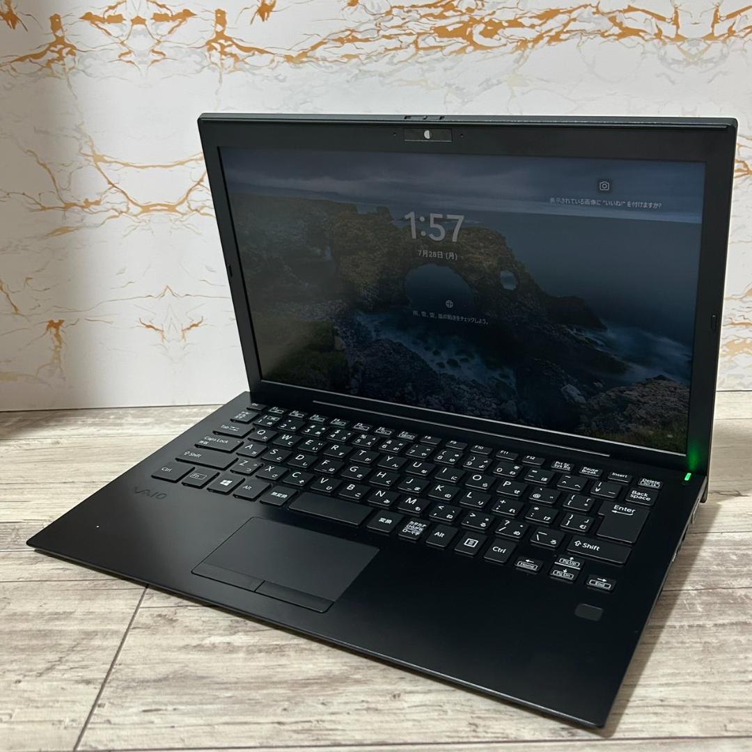 VAIO/SONY/カメラSSD/Windows11/黒/ノートパソコン/8GB