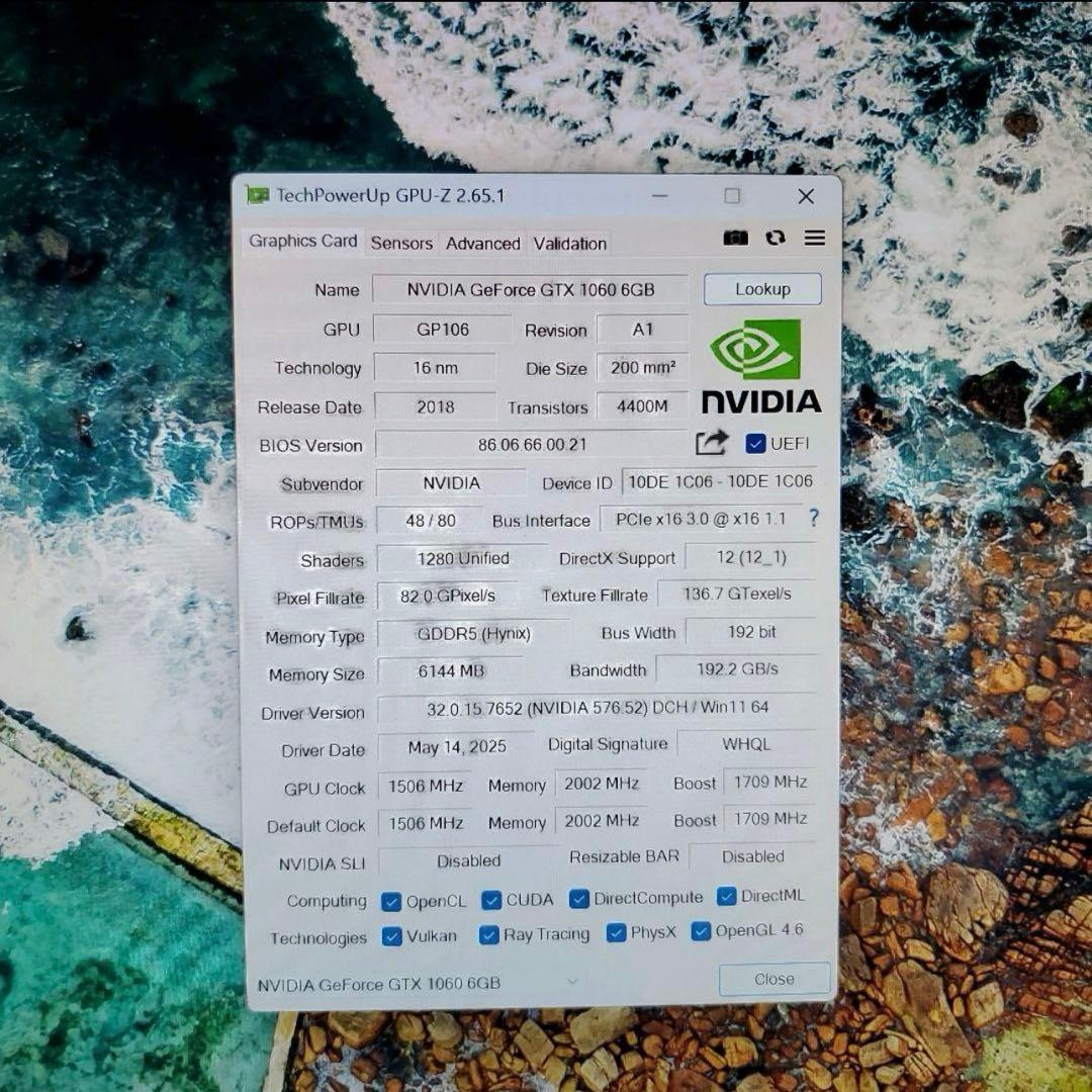 PゲーミングPC/Core i7-6700K/GTX1060