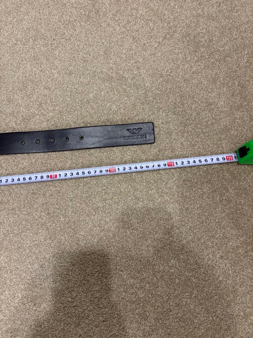 裕樹　エンポリオアルマーニ黒 ベルト 約120cm