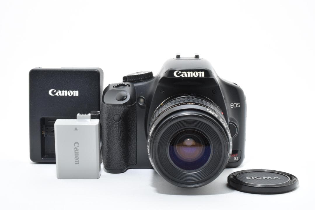 CANON キャノン EOS Kiss X2 おまけレンズセット カメラ