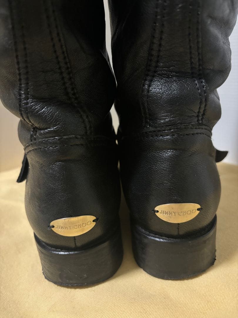 ★ JIMMY CHOO エンジニアブーツ 23.5 ブラック