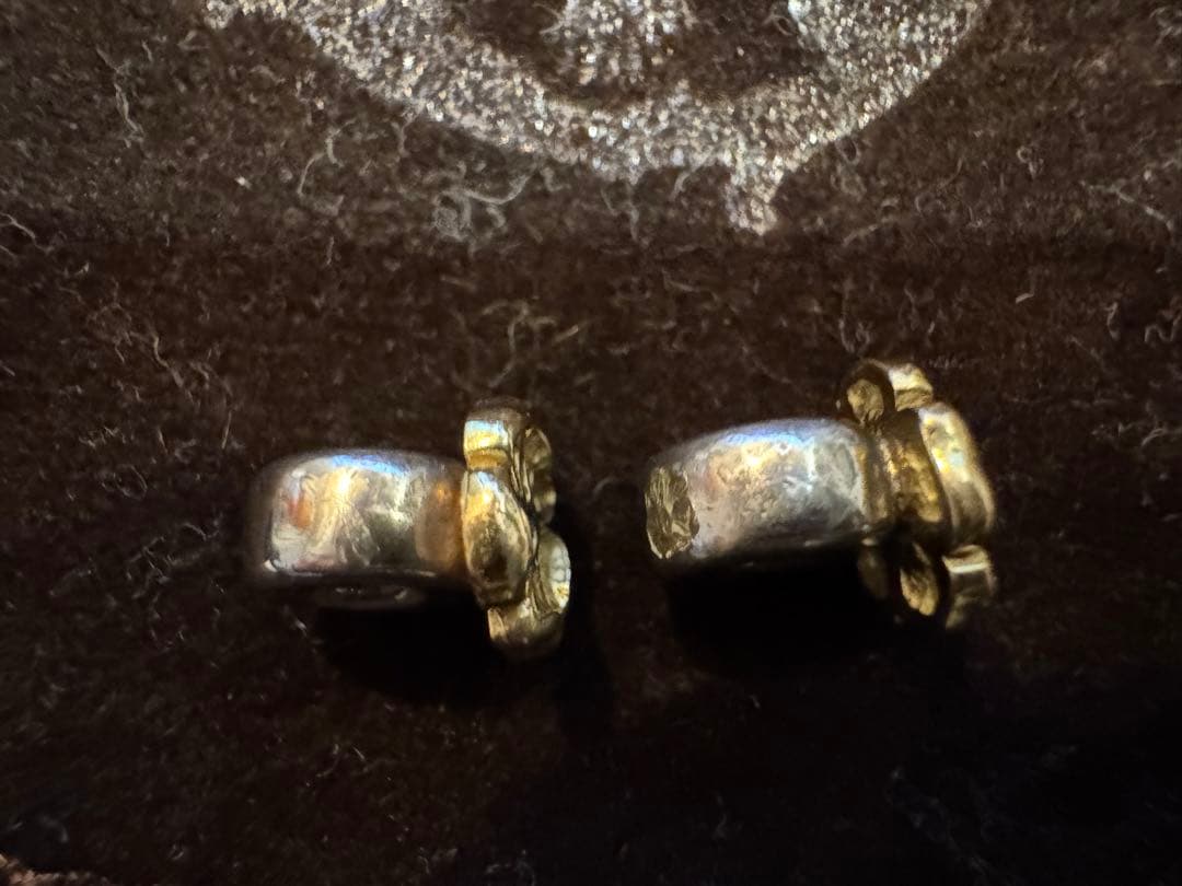 TADY&KING K18 ローズメタルビーズ 2個セット