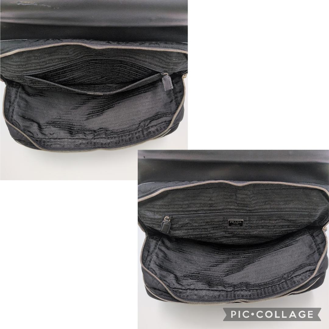 プラダ テスートナイロン ビジネスバッグ ハンドバッグ ブリーフケース ブラック