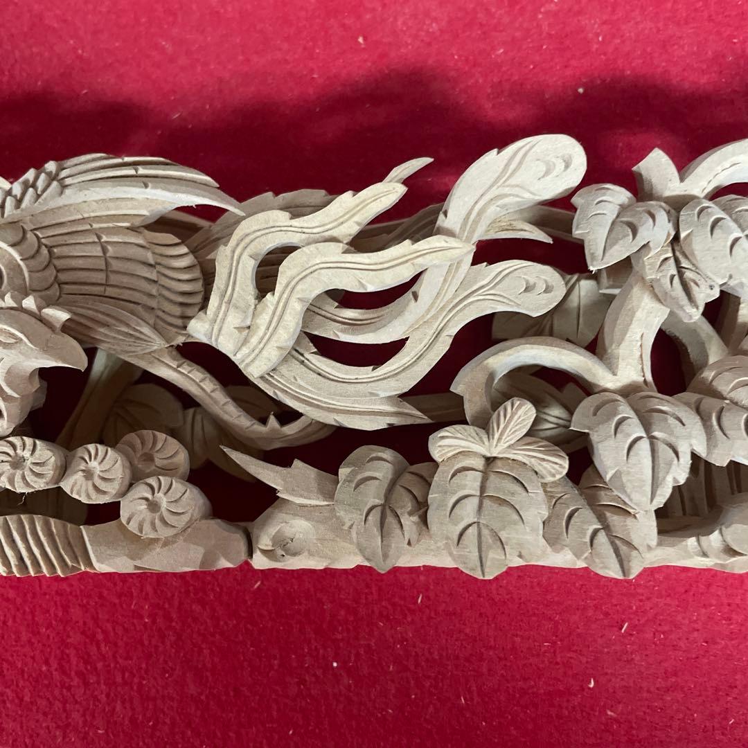 板敷山と松竹梅と鳳凰の欄間